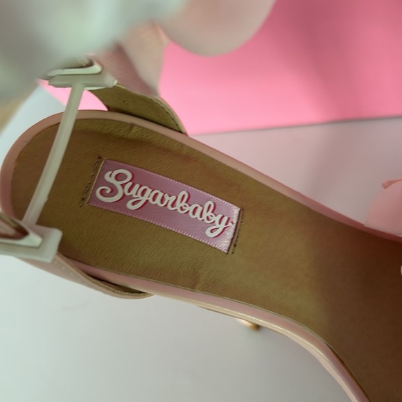 Sugarbaby Plush Rosary Platform Heels NWT - Picture 7 of 12